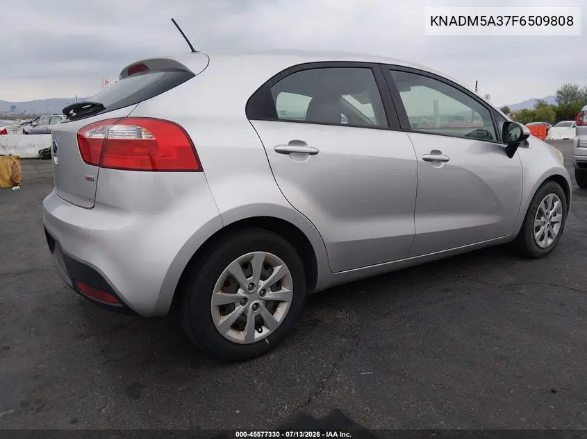 2015 Kia Rio Lx VIN: KNADM5A37F6509808 Lot: 45577330