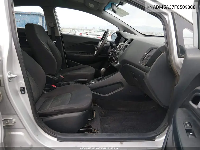 2015 Kia Rio Lx VIN: KNADM5A37F6509808 Lot: 45577330