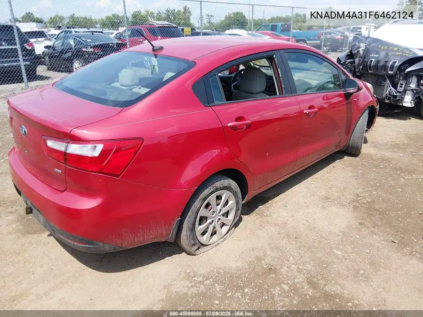 2015 Kia Rio Lx VIN: KNADM4A31F6462124 Lot: 45595055
