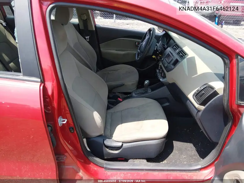 2015 Kia Rio Lx VIN: KNADM4A31F6462124 Lot: 45595055