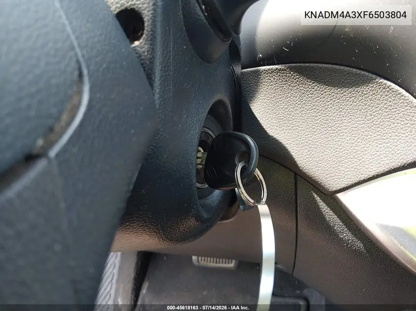 2015 Kia Rio Lx VIN: KNADM4A3XF6503804 Lot: 45618163