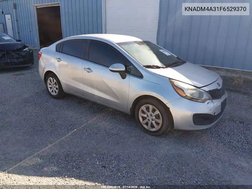 2015 Kia Rio Lx VIN: KNADM4A31F6529370 Lot: 45624810