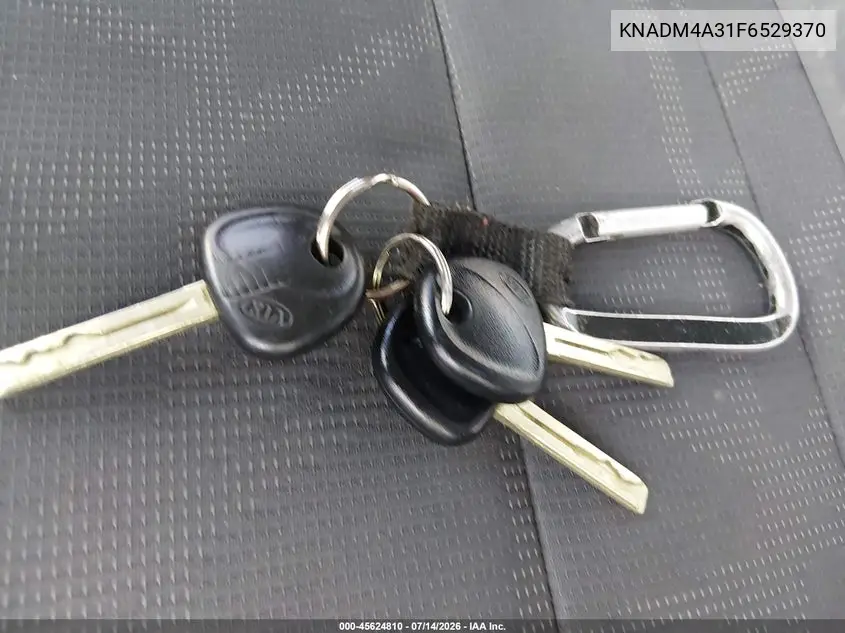 2015 Kia Rio Lx VIN: KNADM4A31F6529370 Lot: 45624810
