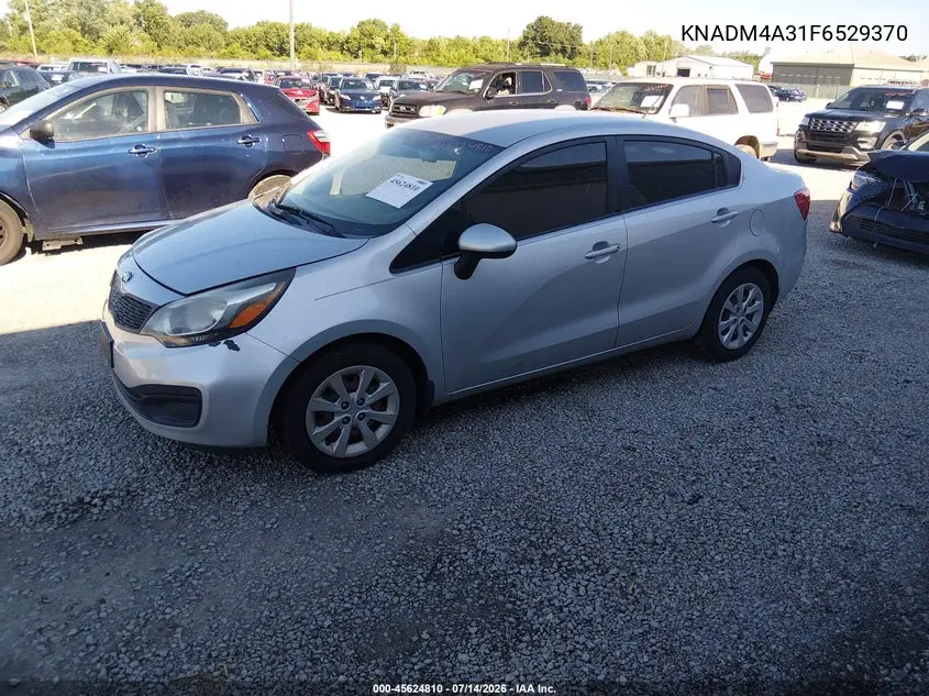 2015 Kia Rio Lx VIN: KNADM4A31F6529370 Lot: 45624810