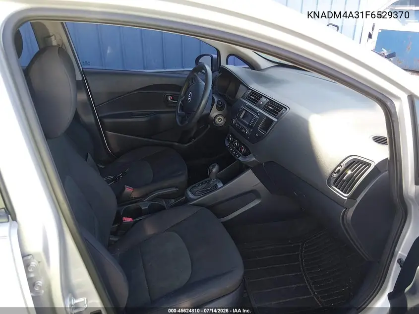 2015 Kia Rio Lx VIN: KNADM4A31F6529370 Lot: 45624810