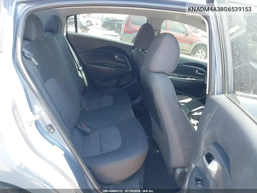 2016 Kia Rio Lx VIN: KNADM4A38G6539153 Lot: 45604112
