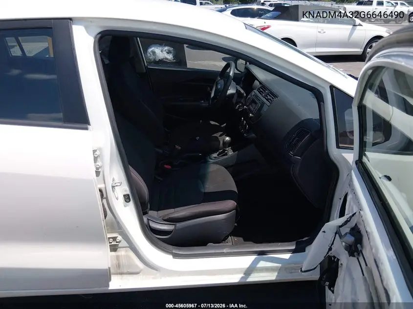 2016 Kia Rio Lx VIN: KNADM4A32G6646490 Lot: 45605967