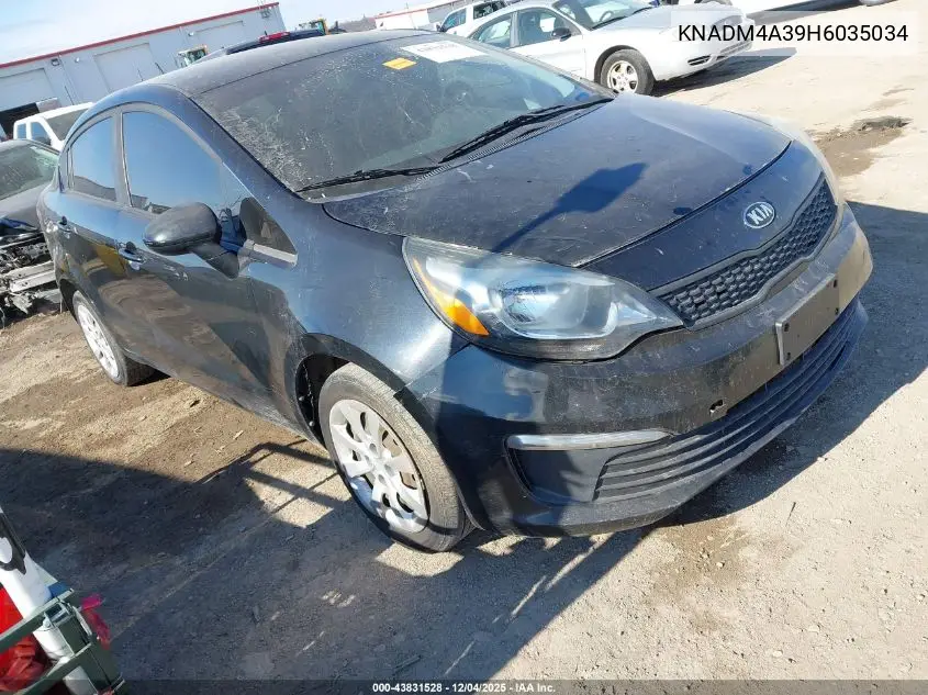 KNADM4A39H6035034 2017 Kia Rio Lx