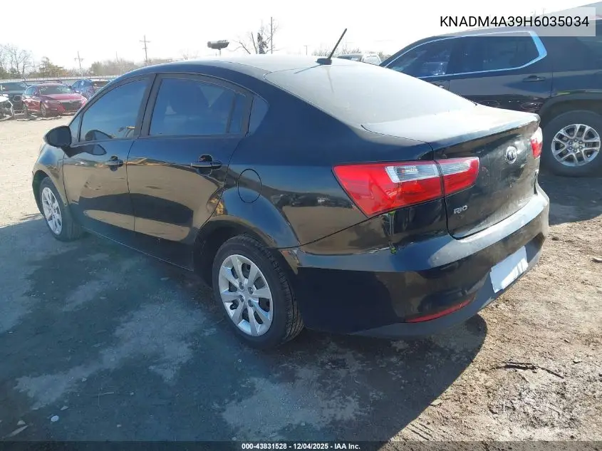 KNADM4A39H6035034 2017 Kia Rio Lx