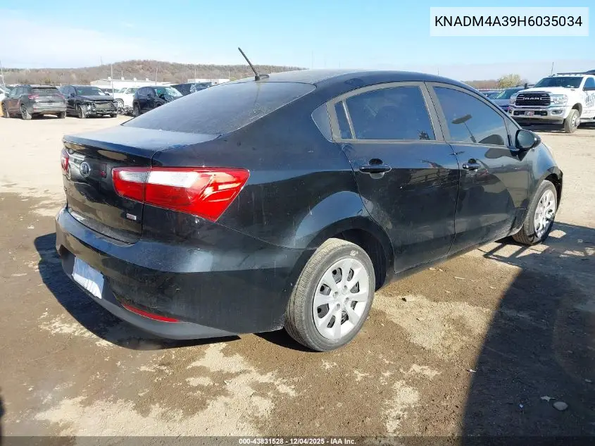 KNADM4A39H6035034 2017 Kia Rio Lx