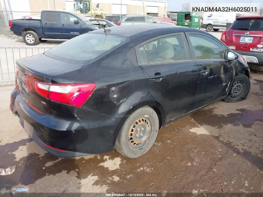 KNADM4A32H6025011 2017 Kia Rio Lx