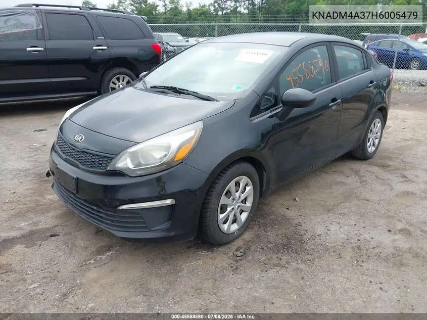 2017 Kia Rio Lx VIN: KNADM4A37H6005479 Lot: 45588590