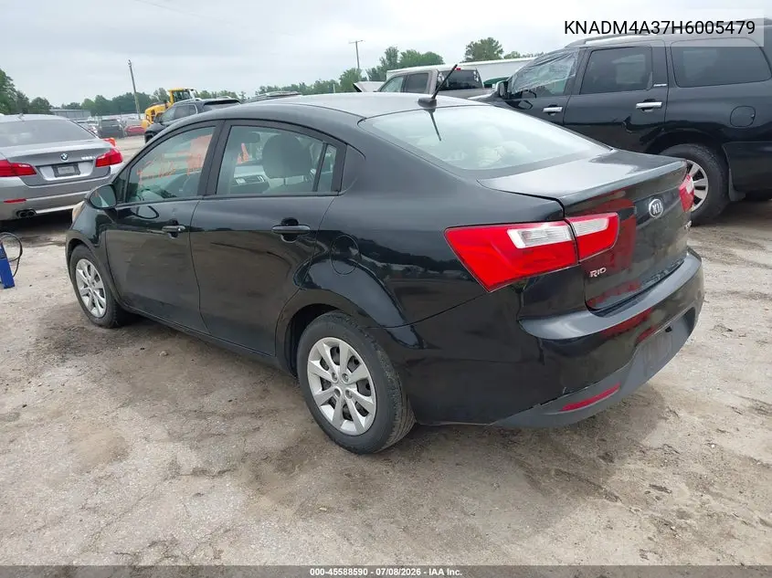2017 Kia Rio Lx VIN: KNADM4A37H6005479 Lot: 45588590