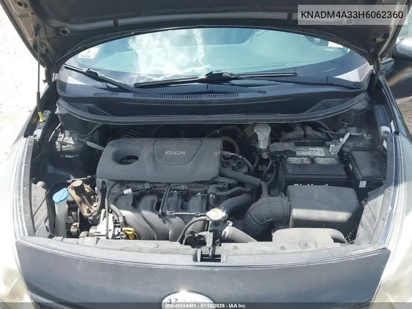 2017 Kia Rio Lx VIN: KNADM4A33H6062360 Lot: 45594401