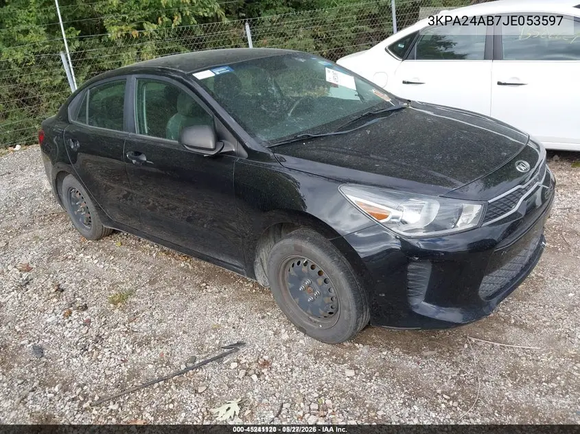 3KPA24AB7JE053597 2018 Kia Rio Lx