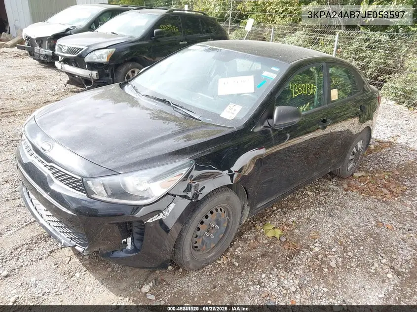 3KPA24AB7JE053597 2018 Kia Rio Lx