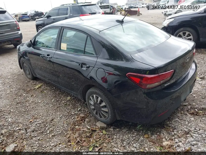 3KPA24AB7JE053597 2018 Kia Rio Lx