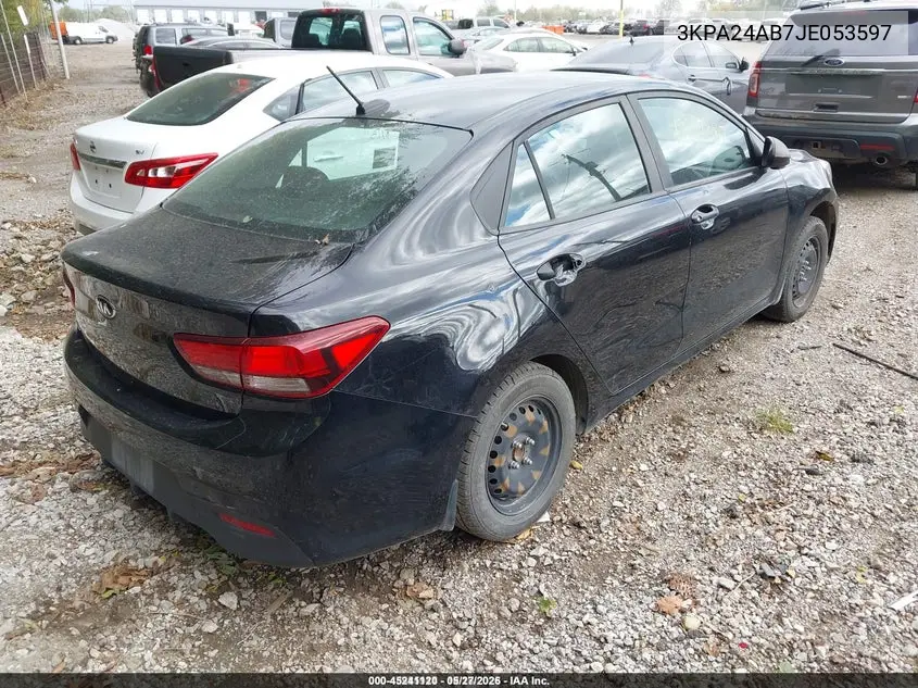 3KPA24AB7JE053597 2018 Kia Rio Lx