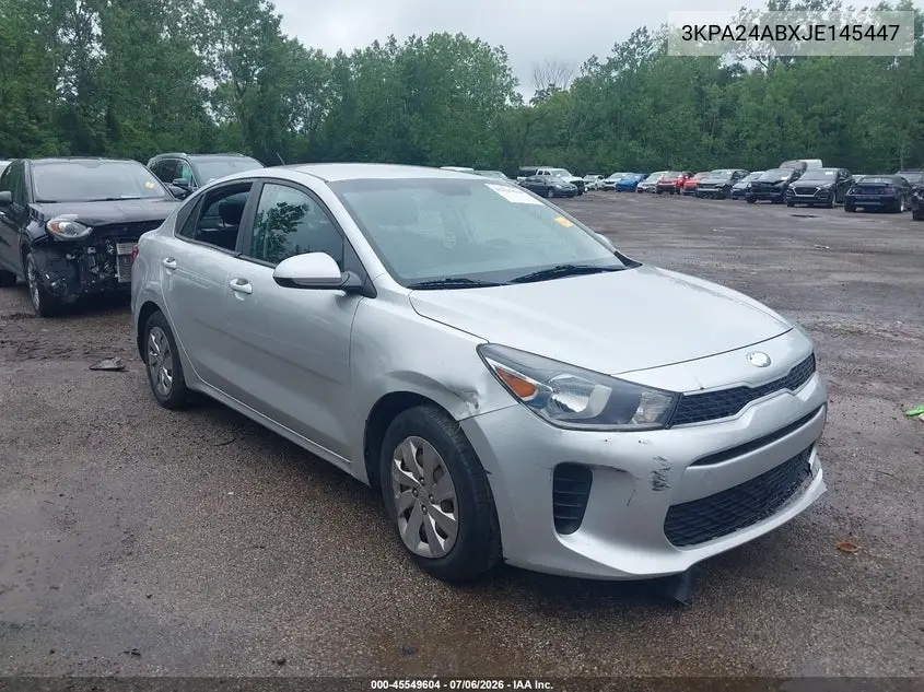 2018 Kia Rio S VIN: 3KPA24ABXJE145447 Lot: 45549604