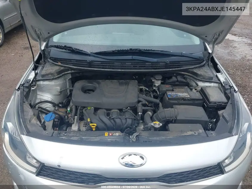 2018 Kia Rio S VIN: 3KPA24ABXJE145447 Lot: 45549604