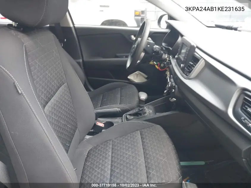 3KPA24AB1KE231635 2019 Kia Rio Lx