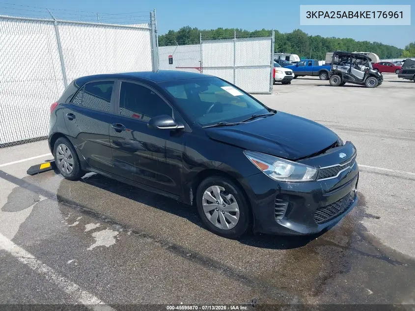 2019 Kia Rio 5-Door S VIN: 3KPA25AB4KE176961 Lot: 45595870