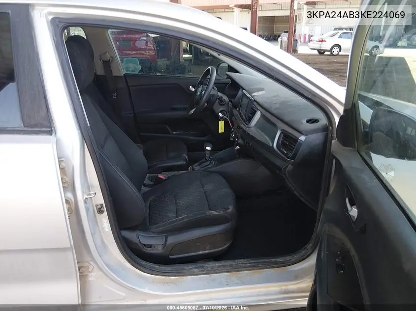 2019 Kia Rio S VIN: 3KPA24AB3KE224069 Lot: 45609067