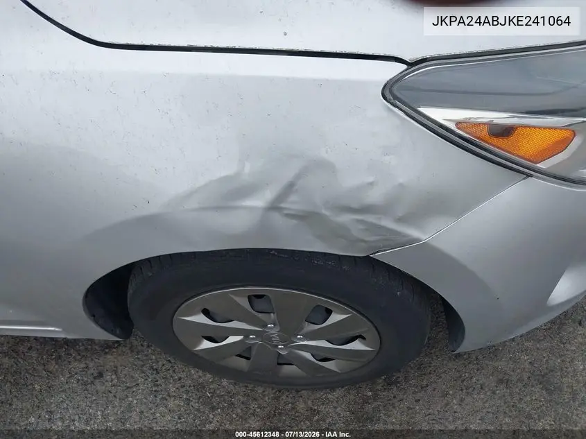 2019 Kia Rio VIN: JKPA24ABJKE241064 Lot: 45612348