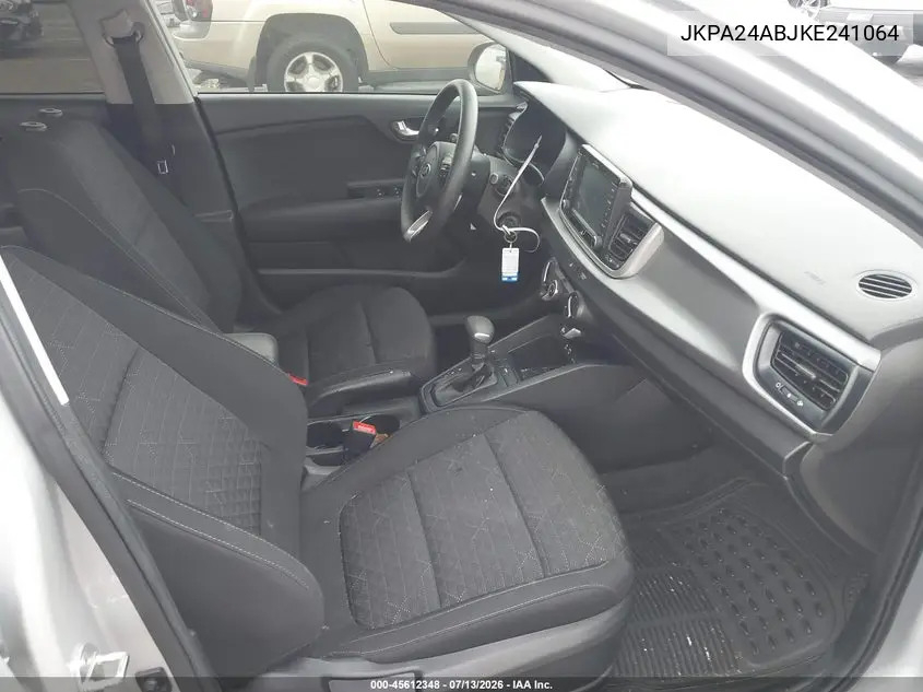 2019 Kia Rio VIN: JKPA24ABJKE241064 Lot: 45612348