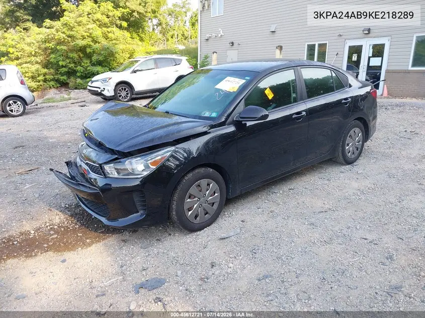 2019 Kia Rio S VIN: 3KPA24AB9KE218289 Lot: 45612721