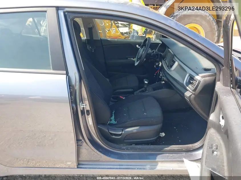 2020 Kia Rio S VIN: 3KPA24AD3LE293296 Lot: 45547843
