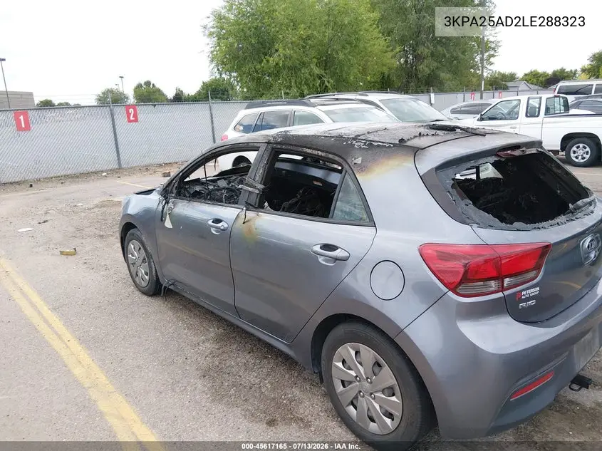 2020 Kia Rio 5-Door S VIN: 3KPA25AD2LE288323 Lot: 45617165