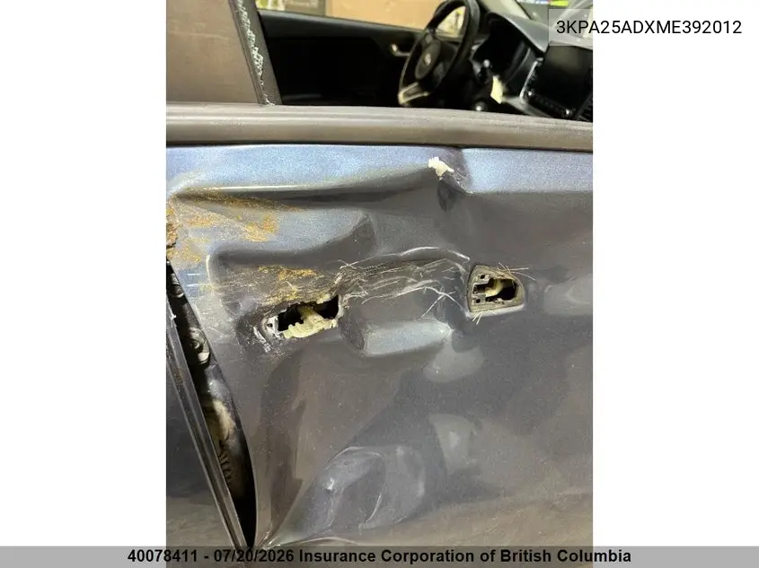 2021 Kia Rio VIN: 3KPA25ADXME392012 Lot: 40078411