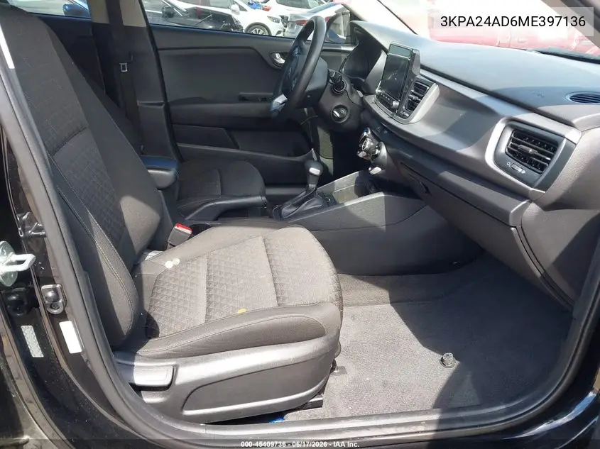 2021 Kia Rio S VIN: 3KPA24AD6ME397136 Lot: 45409736