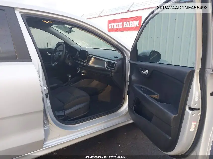 3KPA24AD1NE466493 2022 Kia Rio Lx