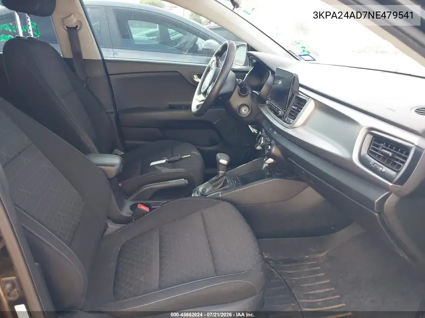 2022 Kia Rio S VIN: 3KPA24AD7NE479541 Lot: 45662024