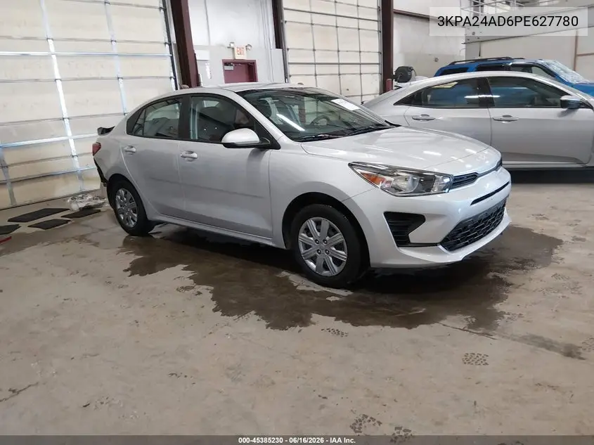 2023 Kia Rio Lx VIN: 3KPA24AD6PE627780 Lot: 45385230