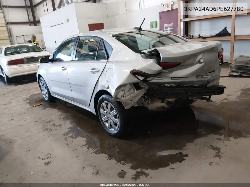 2023 Kia Rio Lx VIN: 3KPA24AD6PE627780 Lot: 45385230