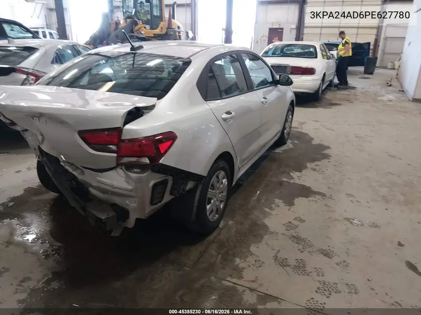 2023 Kia Rio Lx VIN: 3KPA24AD6PE627780 Lot: 45385230