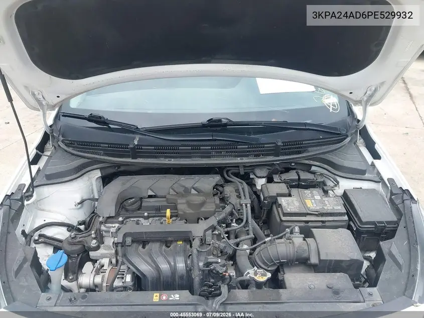 2023 Kia Rio S VIN: 3KPA24AD6PE529932 Lot: 45553069