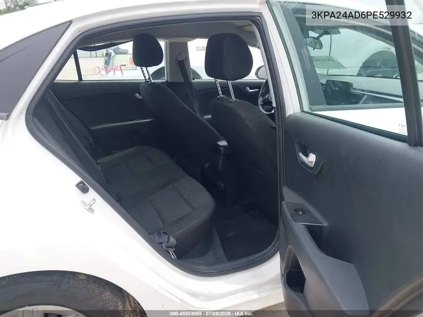 2023 Kia Rio S VIN: 3KPA24AD6PE529932 Lot: 45553069