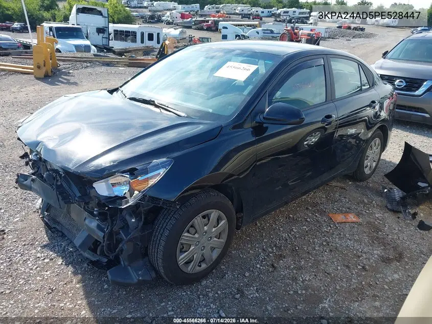 2023 Kia Rio S VIN: 3KPA24AD5PE528447 Lot: 45566266