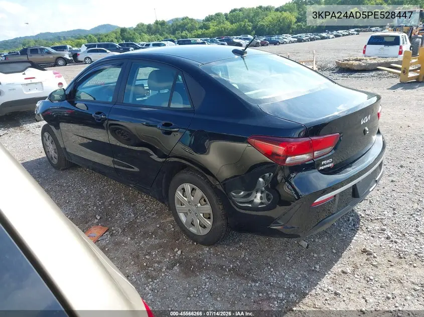 2023 Kia Rio S VIN: 3KPA24AD5PE528447 Lot: 45566266