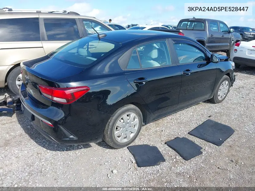 2023 Kia Rio S VIN: 3KPA24AD5PE528447 Lot: 45566266