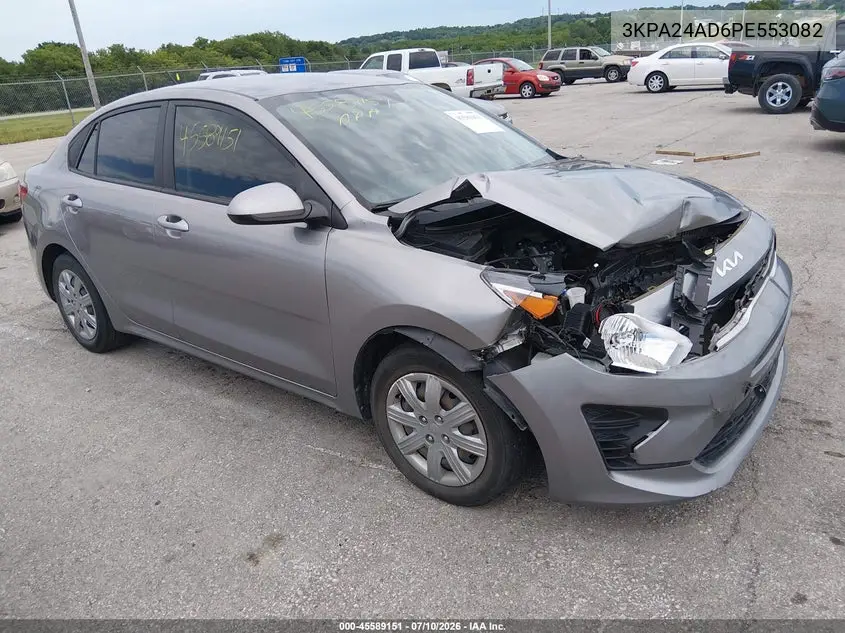 2023 Kia Rio S VIN: 3KPA24AD6PE553082 Lot: 45589151