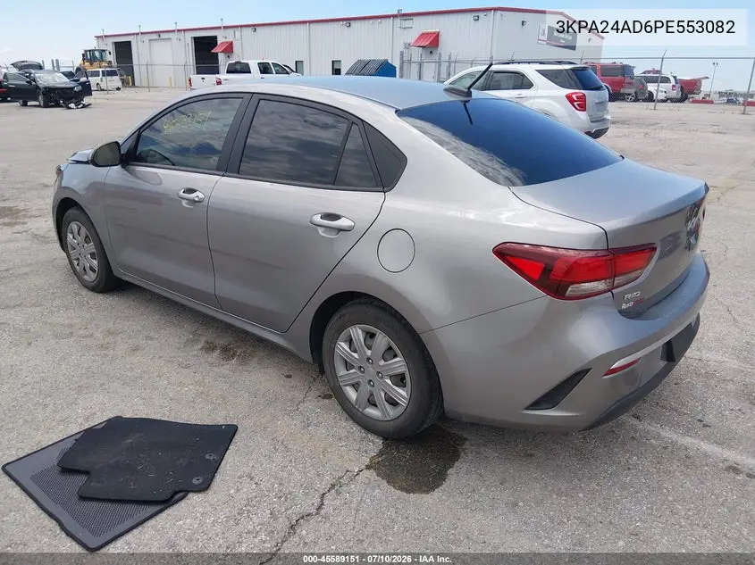 2023 Kia Rio S VIN: 3KPA24AD6PE553082 Lot: 45589151