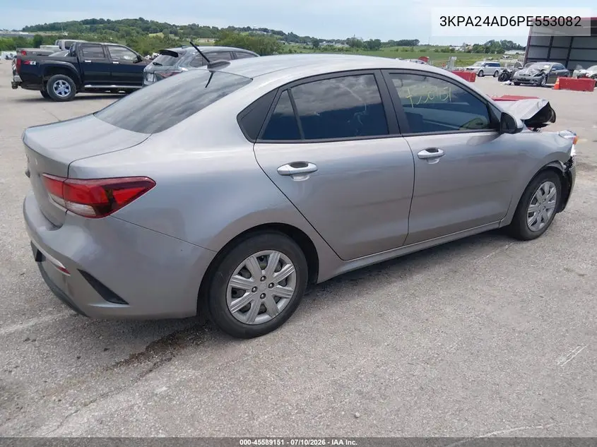 2023 Kia Rio S VIN: 3KPA24AD6PE553082 Lot: 45589151