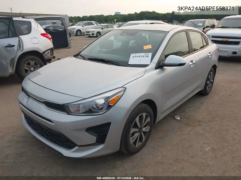 2023 Kia Rio S VIN: 3KPA24AD5PE558371 Lot: 45592438