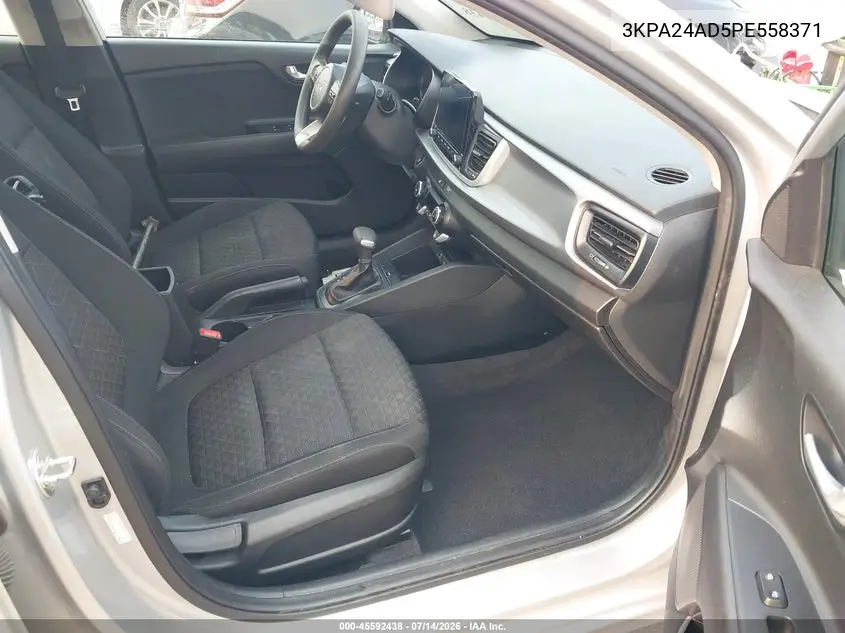 2023 Kia Rio S VIN: 3KPA24AD5PE558371 Lot: 45592438