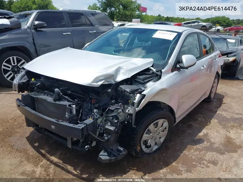 2023 Kia Rio S VIN: 3KPA24AD4PE614476 Lot: 45663213